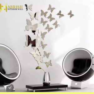 Acrylic Mirror Butterflies Wall Decoration