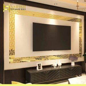 Building Acrylic Border Mirror Decor